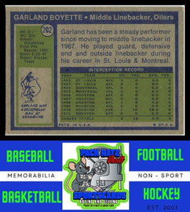 1972 Topps #202 Garland Boyette VG+