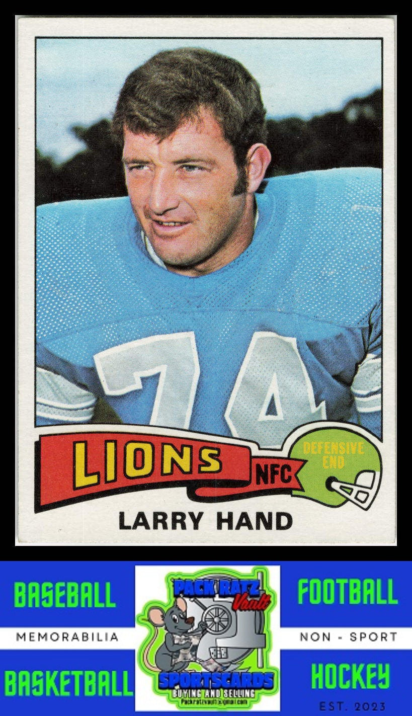 1975 Topps #42 Larry Hand VG+