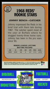 2006 Topps #16 Johnny Bench Rookie of the Week NM/M