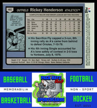 Load image into Gallery viewer, 2006 Topps #21 Rickey Henderson Rookie of the Week NM/M