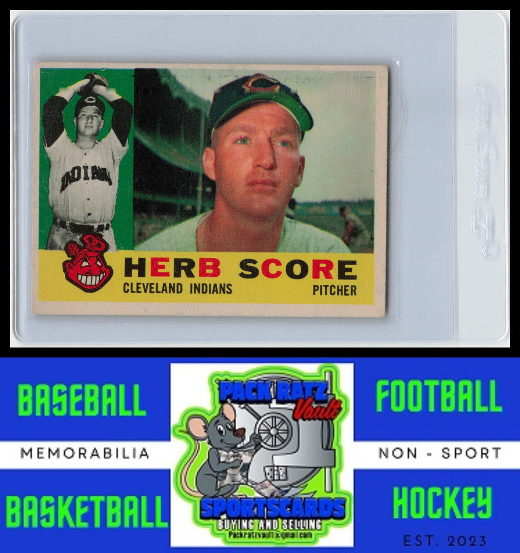 1960 Topps #360 Herb Score VG+