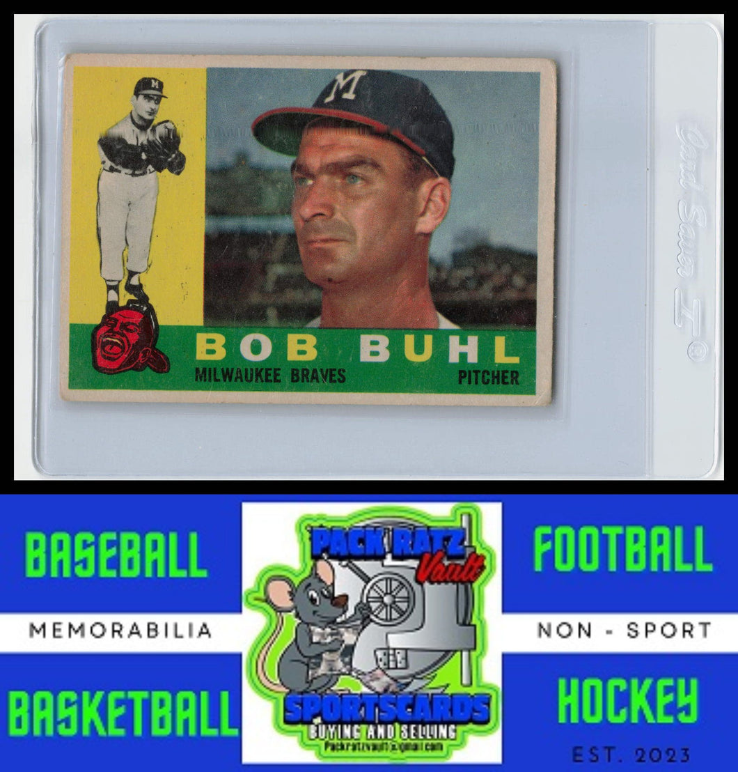 1960 Topps #374 Bob Buhl VG