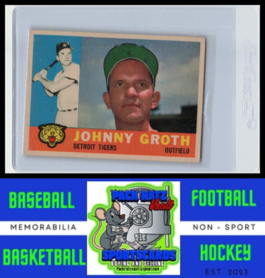 1960 Topps #171 Johnny Groth VG+