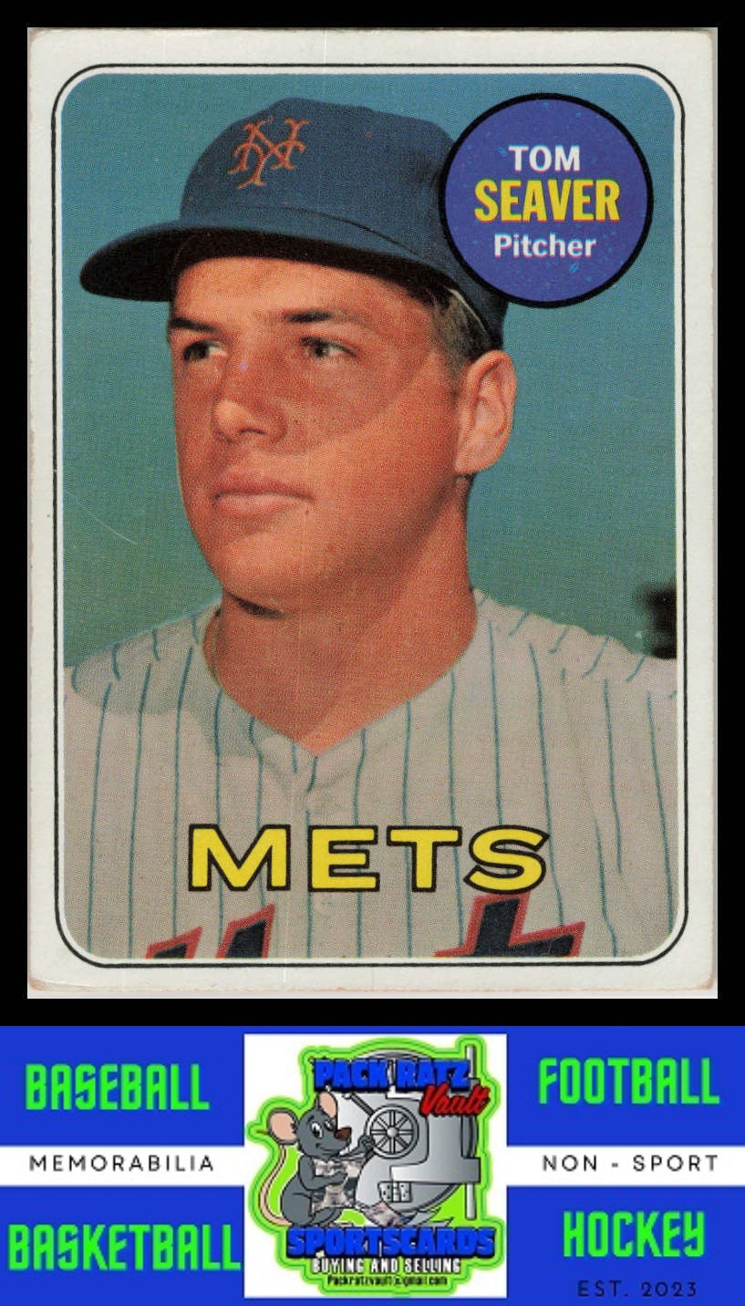 1969 Topps #480 Tom Seaver VG+ / Soft Corners 