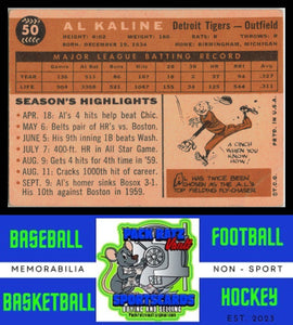 1960 Topps #50 Al Kaline VG+ 