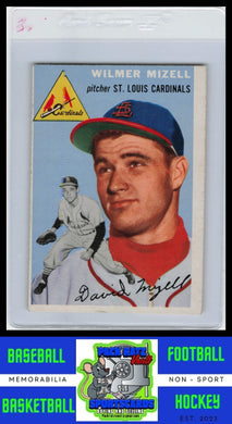 1954 Topps #249 Wilmer Mizell VG+