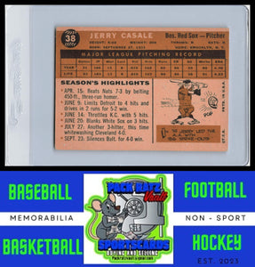 1960 Topps #38 Jerry Casale VG+