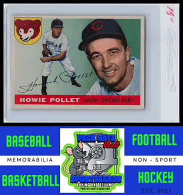 1955 Topps #76 Howie Pollet VG+