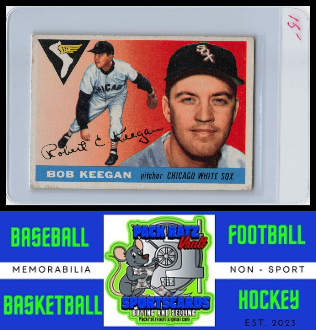 1955 Topps #10 Bob Keegan VG+