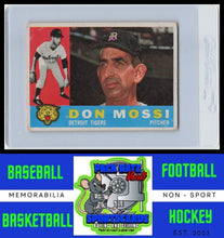 Load image into Gallery viewer, 1960 Topps #418a Don Mossi White back; UER: Born 1930, should be 1929 VG