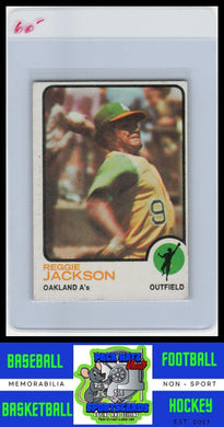 1973 Topps #255 Reggie Jackson VG+