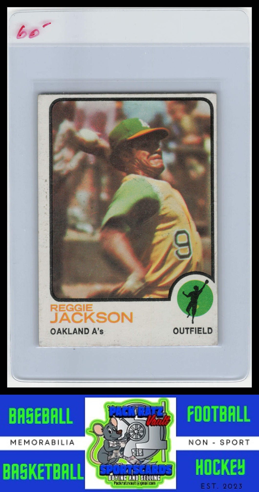 1973 Topps #255 Reggie Jackson VG+