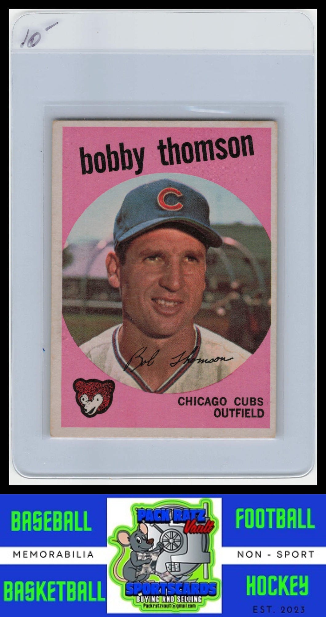 1959 Topps #429 Bobby Thomson VG+