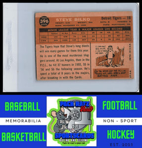 1960 Topps #396b Steve Bilko Gray back VG+