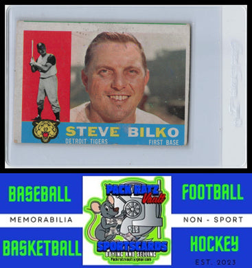 1960 Topps #396b Steve Bilko Gray back VG+