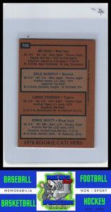 1978 Topps #702 Rookie Catchers - Bill Nahorodny / Kevin Pasley / Rick Sweet / Don Werner RC VG+