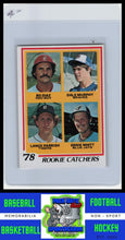 Load image into Gallery viewer, 1978 Topps #702 Rookie Catchers - Bill Nahorodny / Kevin Pasley / Rick Sweet / Don Werner RC VG+