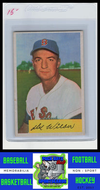 1954 Bowman #178 Del Wilber VG+