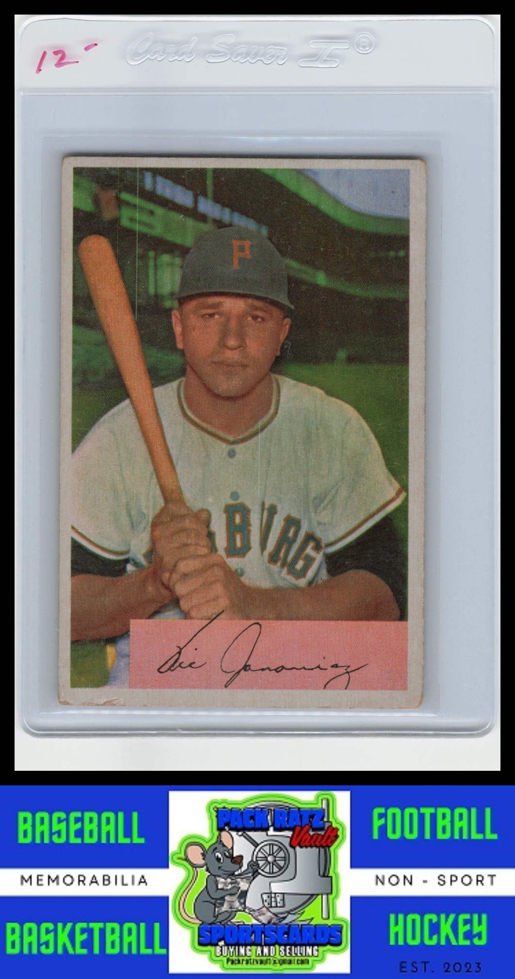 1954 Bowman #203 Vic Janowicz VG+