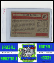 Load image into Gallery viewer, 1954 Bowman #221 Frank Baumholtz VG+