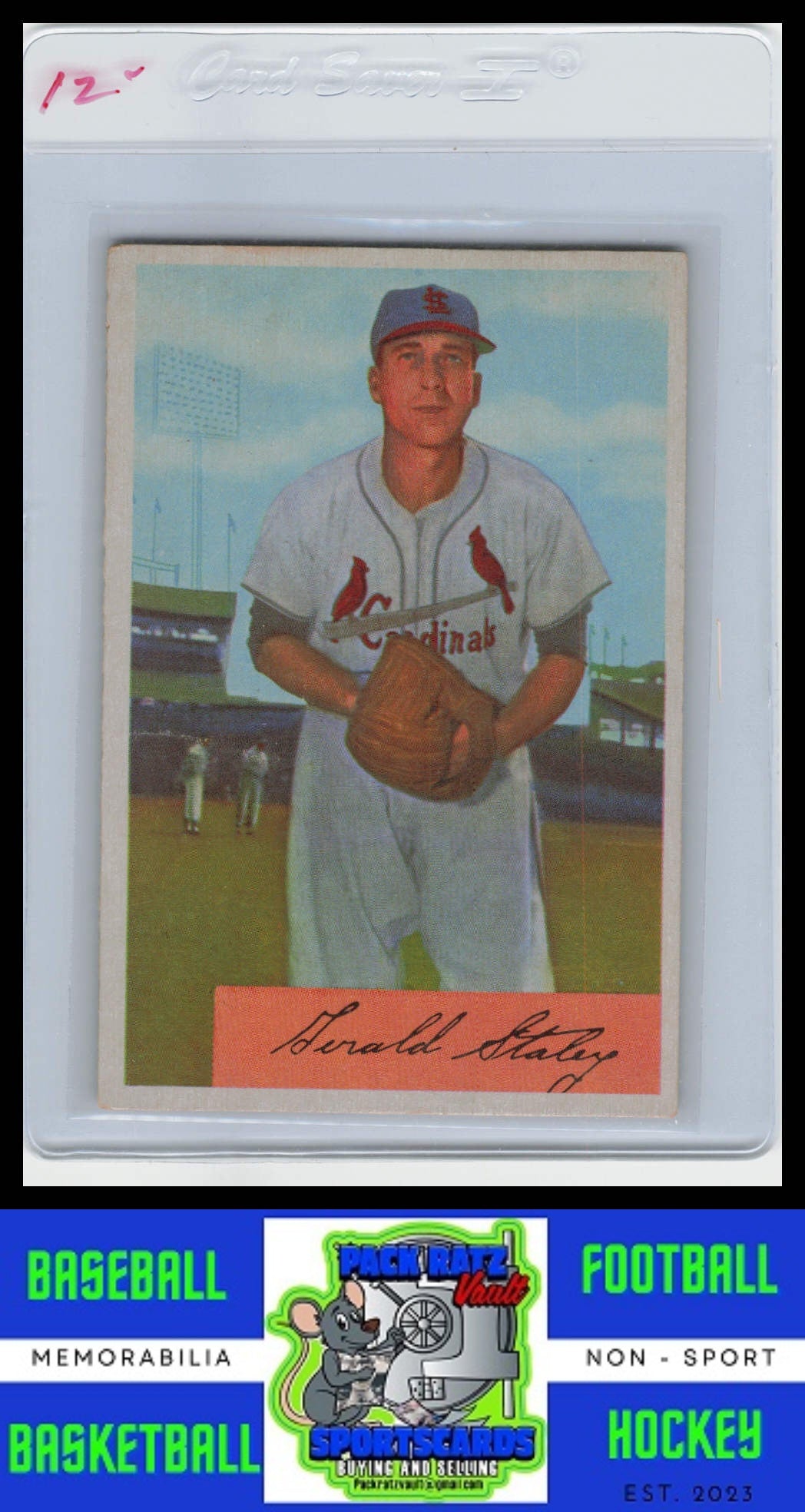 1954 Bowman #14 Jerry Staley VG+