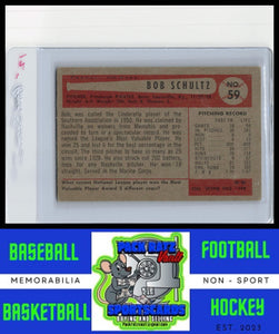 1954 Bowman #59 Bob Schultz VG+