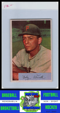 1954 Bowman #123 Toby Atwell VG+