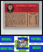 Load image into Gallery viewer, 1961 Fleer Baseball Greats #78 George Sisler VG+