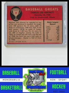 1961 Fleer #41 Gabby Hartnett VG+