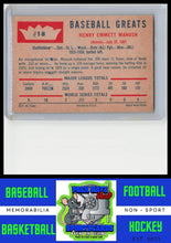 Load image into Gallery viewer, 1960 Fleer Baseball Greats #18 Heinie Manush VG+