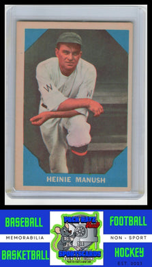 1960 Fleer Baseball Greats #18 Heinie Manush VG+