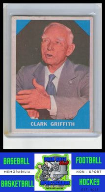 1960 Fleer Baseball Greats #15 Clark Griffith VG+