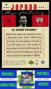 1999 Upper Deck Century Legends #88 Michael Jordan Century Collection NM/M