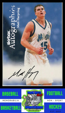 1999 SkyBox Premium #NNO Matt Harpring Autographics NM/M