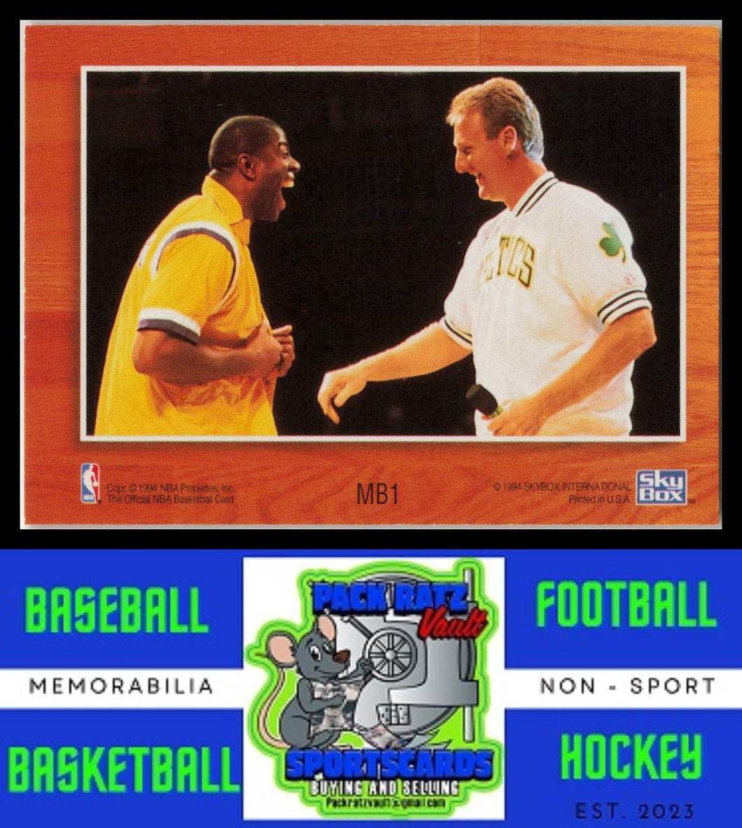 1994 SkyBox #MB1 Larry Bird / Magic Johnson NM/M