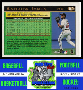 1997 Topps Chrome #160 Andruw Jones NM/M