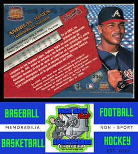 1998 Pacific #234 Andruw Jones Platinum Blue NM/M