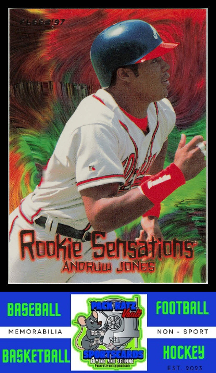 1997 Fleer #15 Andruw Jones Rookie Sensations NM/M