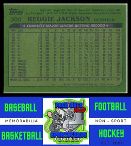 1982 Topps #300 Reggie Jackson NM/M