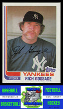 Load image into Gallery viewer, 1982 Topps #770 Rich Gossage NM/M