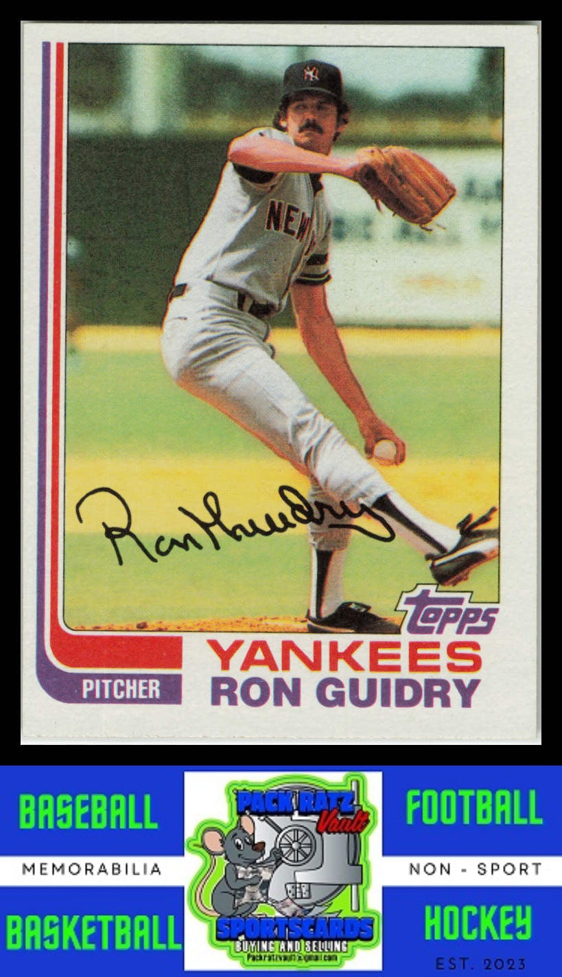 1982 Topps #9 Ron Guidry NM/M