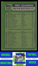 Load image into Gallery viewer, 1982 Topps #163 &#39;81 Runs Batted In Leaders (Mike Schmidt / Eddie Murray) LL NM/M