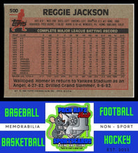 Load image into Gallery viewer, 1983 Topps #500 Reggie Jackson NM/M