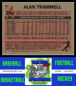 1983 Topps #95 Alan Trammell NM/M