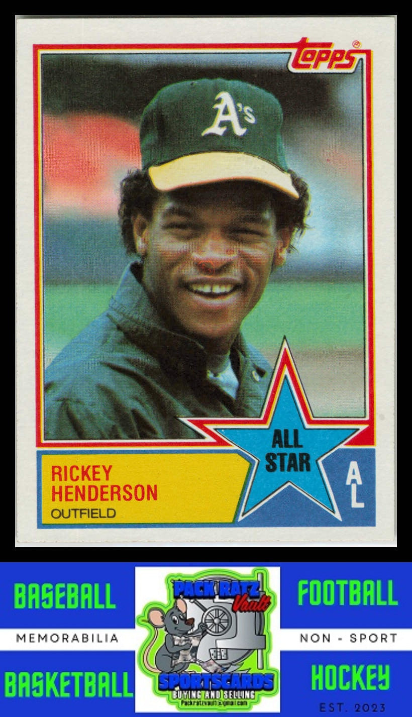 1983 Topps #391 Rickey Henderson NM/M