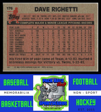 Load image into Gallery viewer, 1983 Topps #176 Dave Righetti NM/M