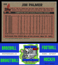 Load image into Gallery viewer, 1983 Topps #490 Jim Palmer NM/M