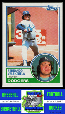 1983 Topps #40 Fernando Valenzuela NM/M