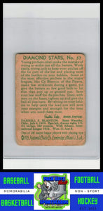 1934 National Chicle Diamond Stars (R327) #57 Cy Blanton Poor/Good