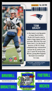 2022 Panini Contenders #LGD-TBR Tom Brady Legendary Contenders Emerald NM/M 